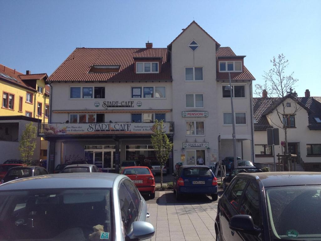 Stadtcafe Pension Grunstadt Exterior photo